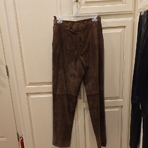 Vintage 1990s Eagles Eye Butternut Suede Pants Size12